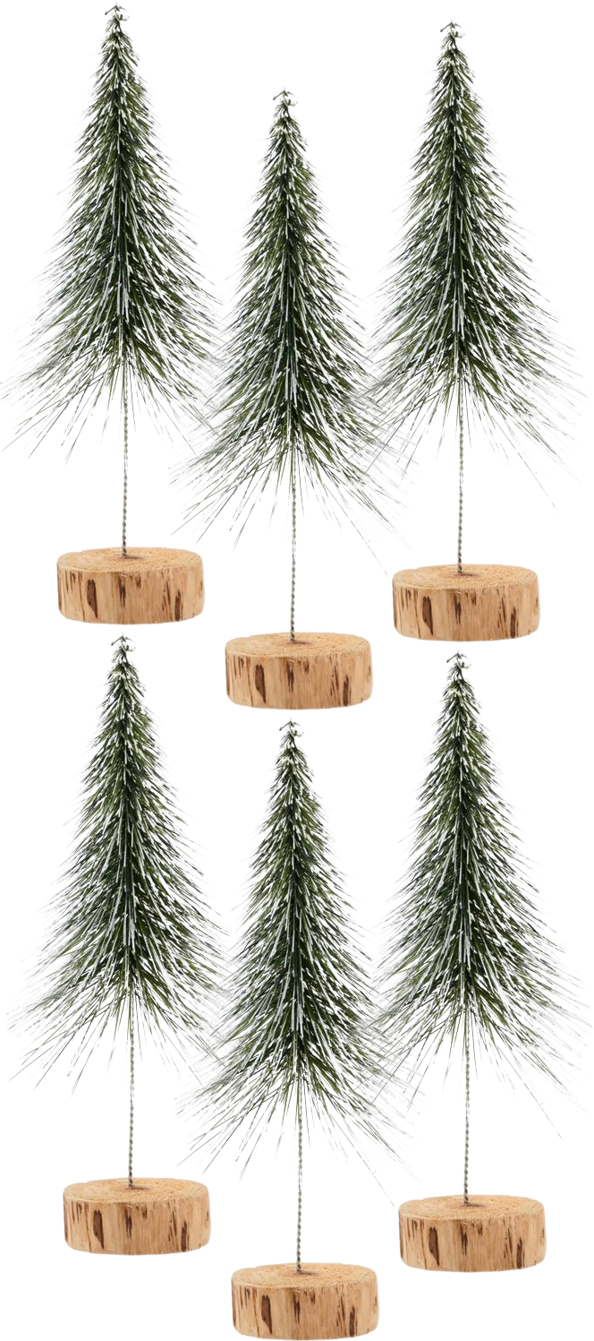 Christmas Tree - Sprinkle - Natural (6 Pack)