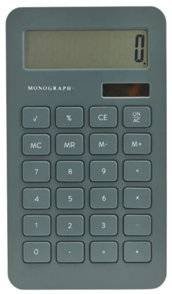 Calculator Dusty Green