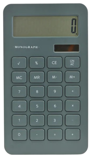 Calculator Dusty Green