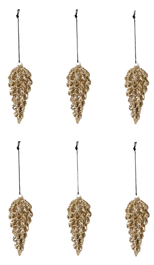 Ornament Cone - Gold (36 Pack)