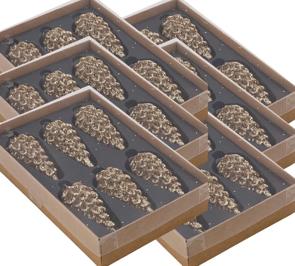 Ornament Cone - Gold (36 Pack)