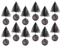 Ornament Tree & Bell (12 Pack)
