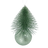 Ornament Tree Frost & Bell - Dusty Green (12 Pack)