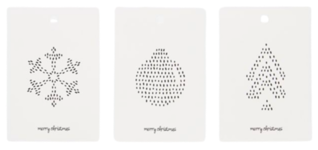 Gift Tags Simple Green (24 Pack)