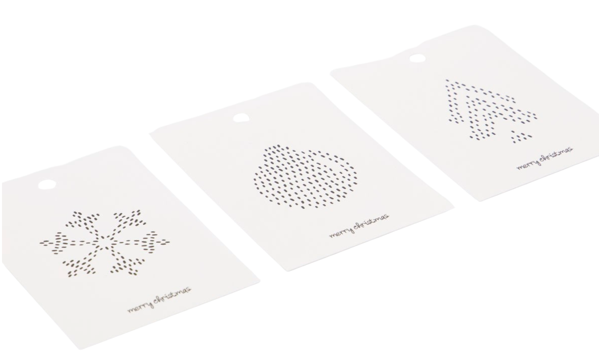 Gift Tags Simple Green (24 Pack)