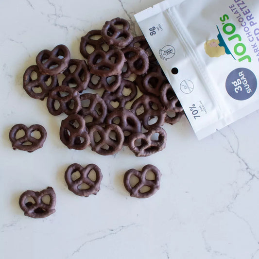 Dark Chocolate Candy Covered Pretzels (6 Pack)