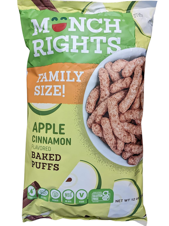 Munch Puffs Munch Rights Apple Cinnamon Baked Puffs – Martie