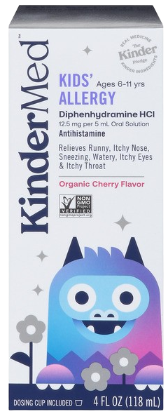 Kids' Allergy Liquid Medicine - Organic Cherry Flavor