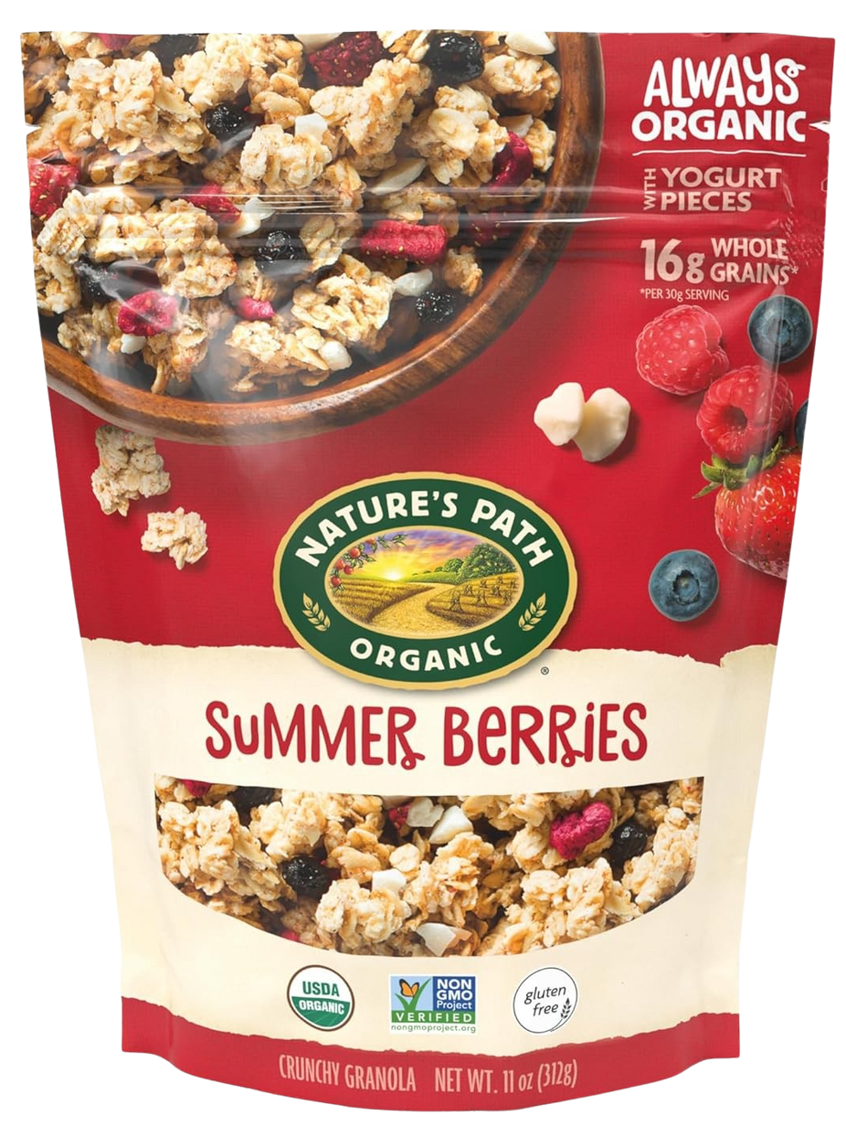 Organic Granola Gluten Free Summer Berries