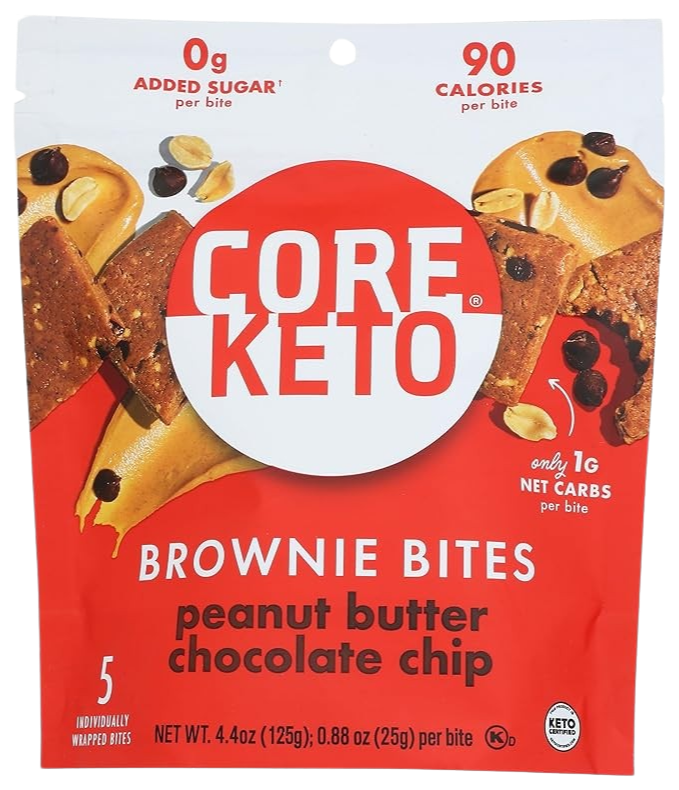 Peanut Butter Chocolate Chip Brownie Bites
