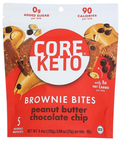 Peanut Butter Chocolate Chip Brownie Bites