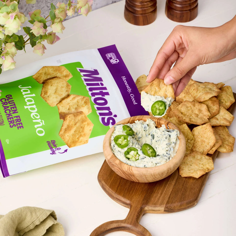 Jalapeño Gluten-Free Crackers