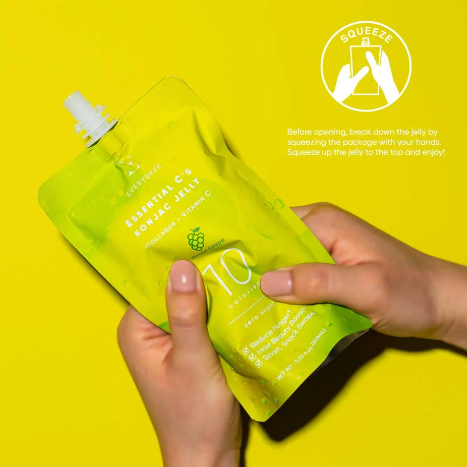 Essential C's Konjac Jelly - Green Grape (10 Pack)