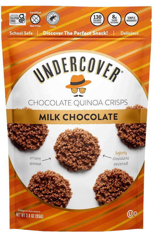 Chocolate Quinoa Crisps Milk Chocolate