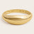 14k Solid Gold Thin Dome Ring