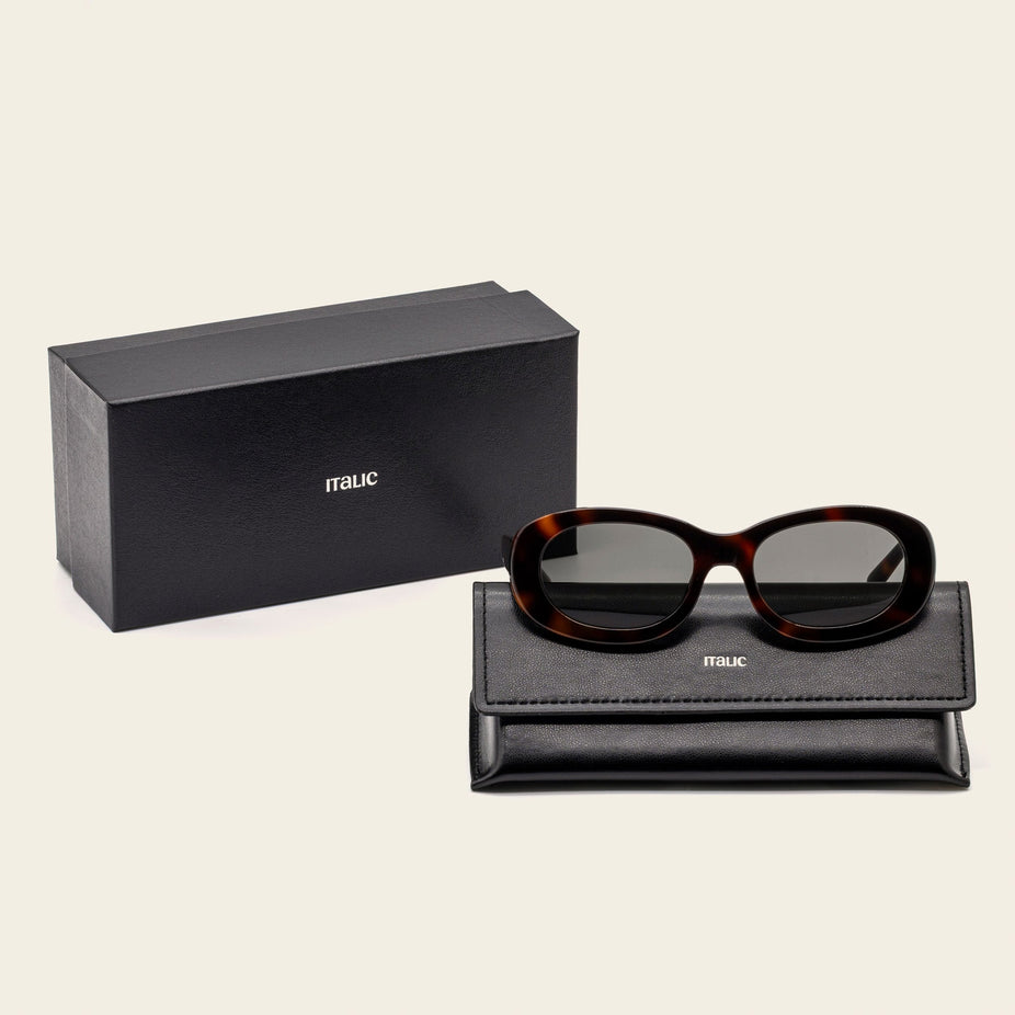 Celeste Oval Italian Acetate Sunglasses