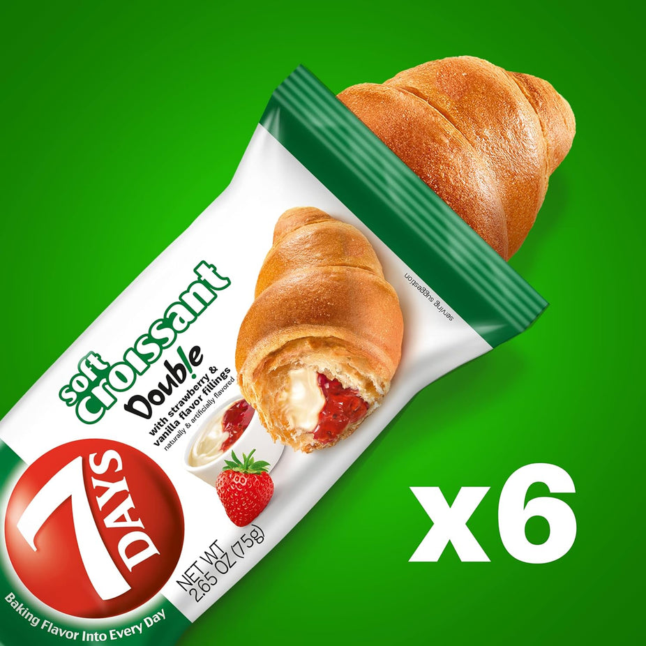 Strawberry & Vanilla Croissant (6 CT)