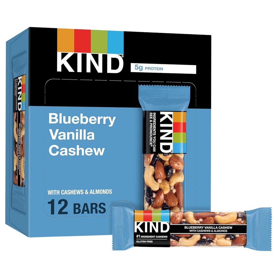 Blueberry Vanilla Cashew Bars (12 CT)