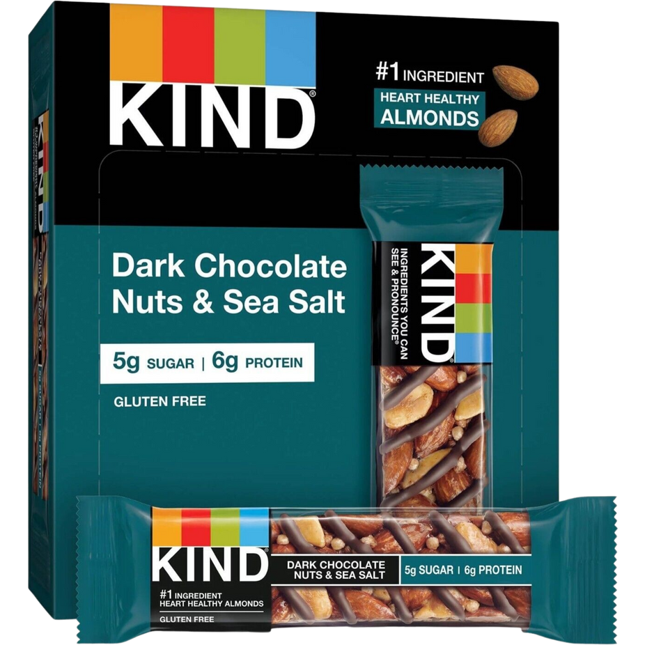 Dark Chocolate Nuts & Sea Salt Bar (6 CT)