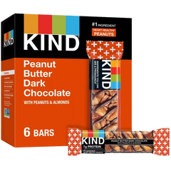 Peanut Butter Dark Chocolate Bars (6 CT)