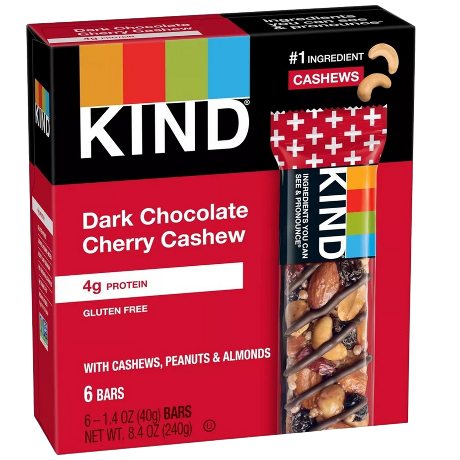 Dark Chocolate Cherry Cashew Bar (6 CT)