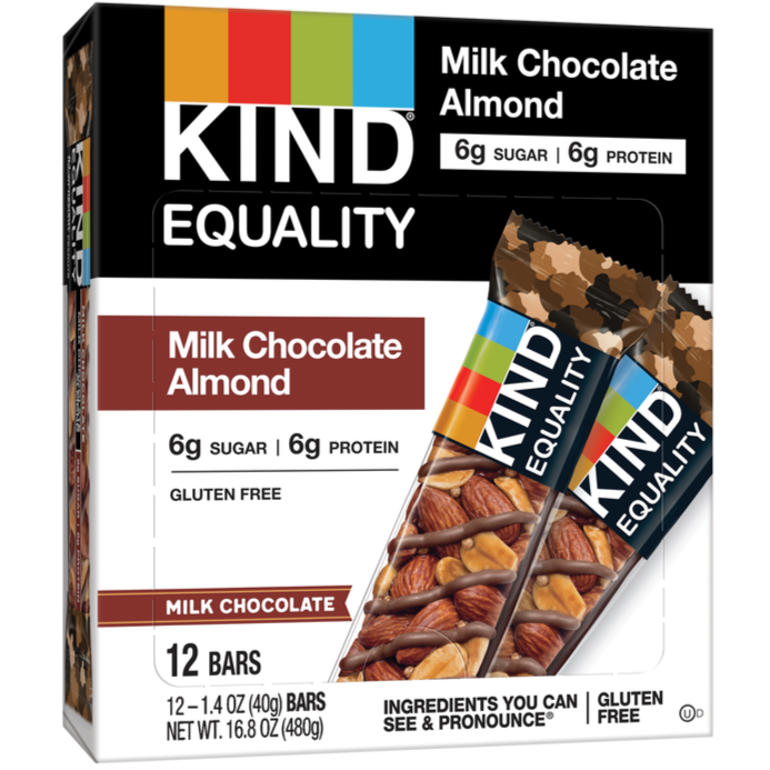 KIND Milk Chocolate Almond Bar (12 Pack) Martie