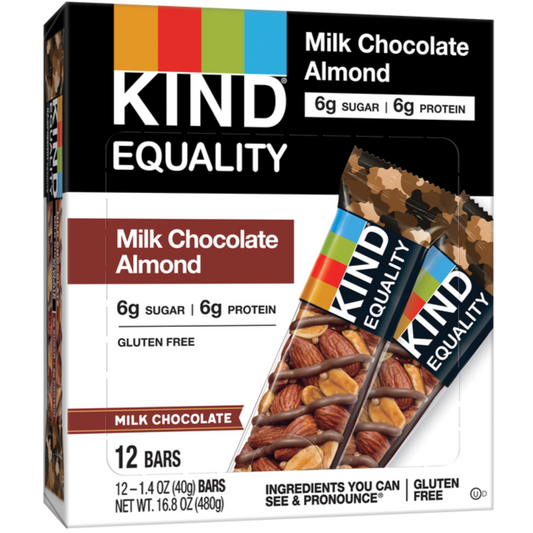 Milk Chocolate Almond Bar (12 CT)