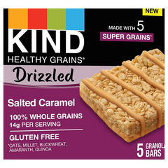 Salted Caramel Drizzled Granola Bars (5 CT)