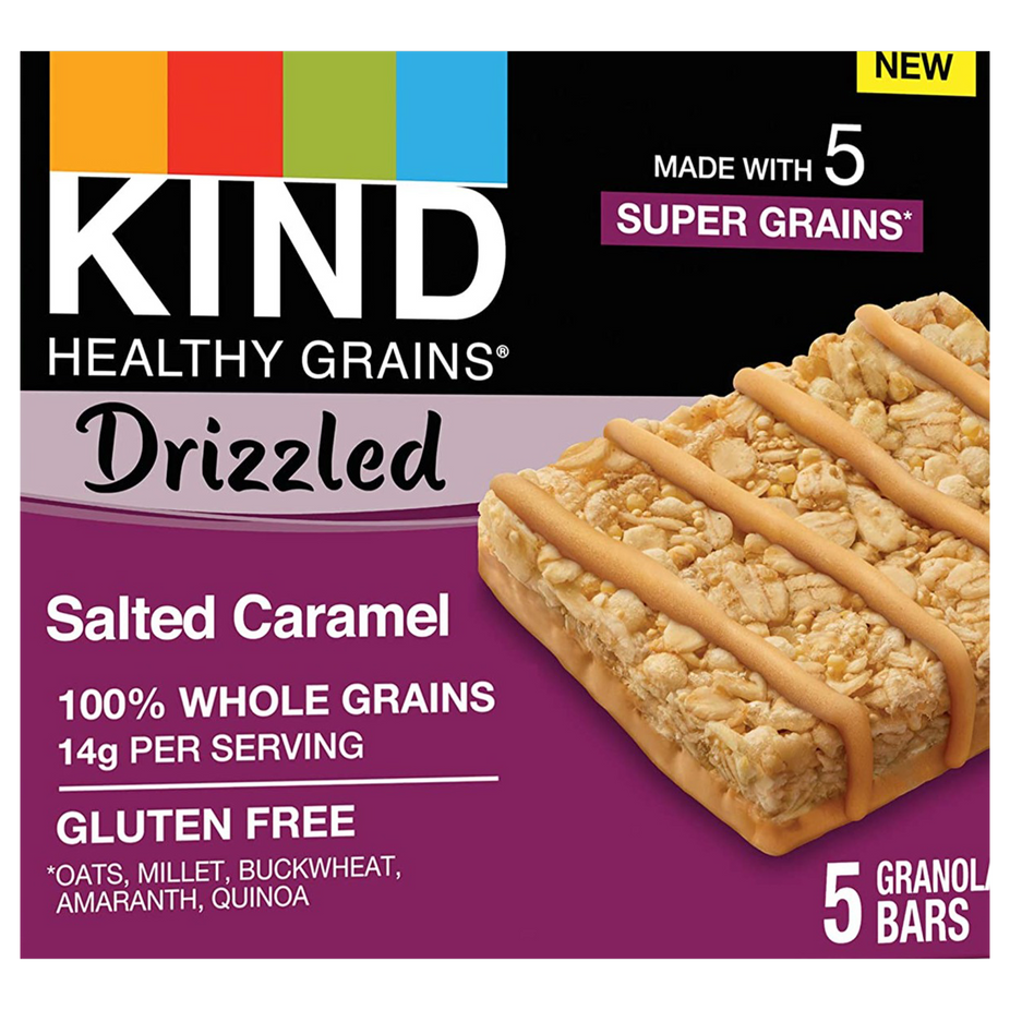 Salted Caramel Drizzled Granola Bars (5 CT)