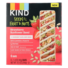 Seeds Fruit & Nuts Snack Bars - Strawberry Sunflower Seed (6 CT)