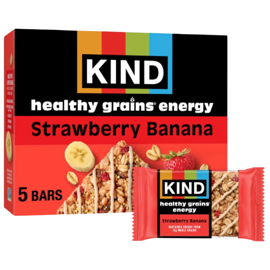 Health Grains Energy Bar - Strawberry Banana (5 CT)
