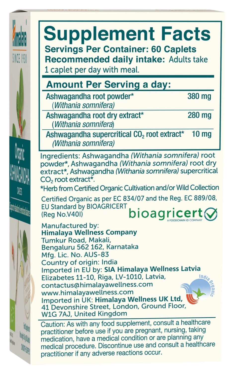 Organic Ashwagandha