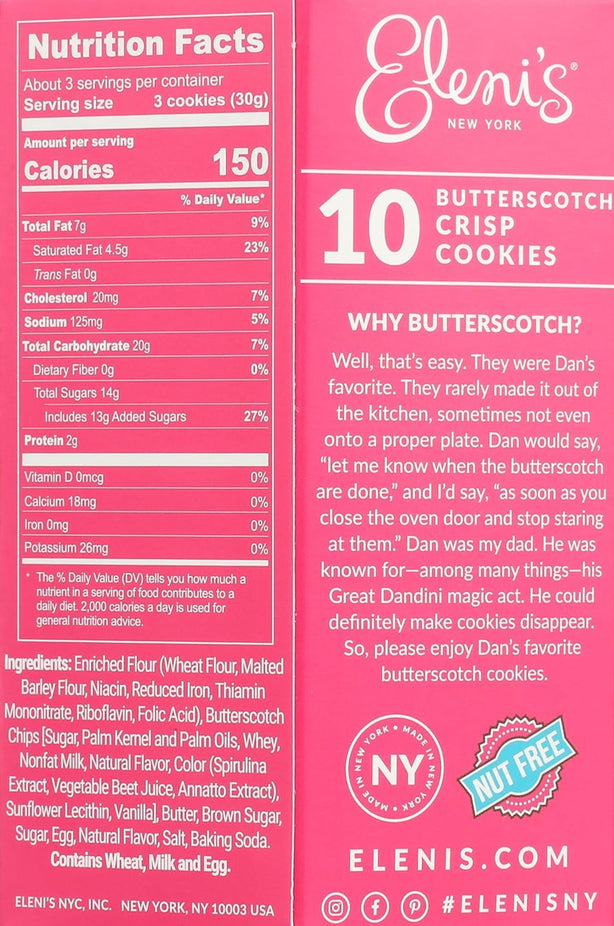 Butterscotch Cookies Holiday Box