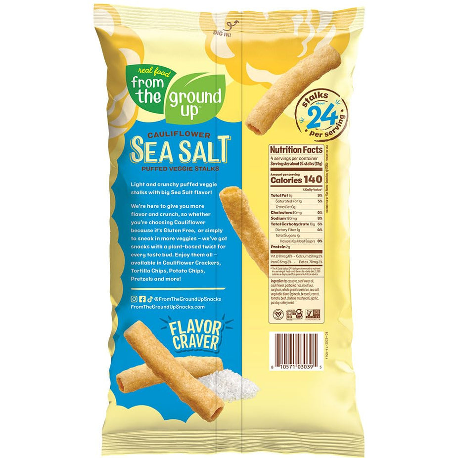 Cauliflower Sea Salt Sticks