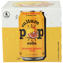 Soda Probiotic Orange Mango Lime (4 Pack)