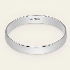 14k Solid Gold Bold Stacker Ring