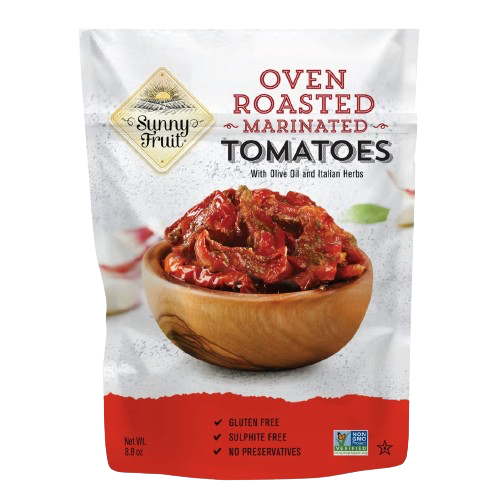 Marinated Tomatoes with Olive Oil and Italian Herbs (4 Pouches)