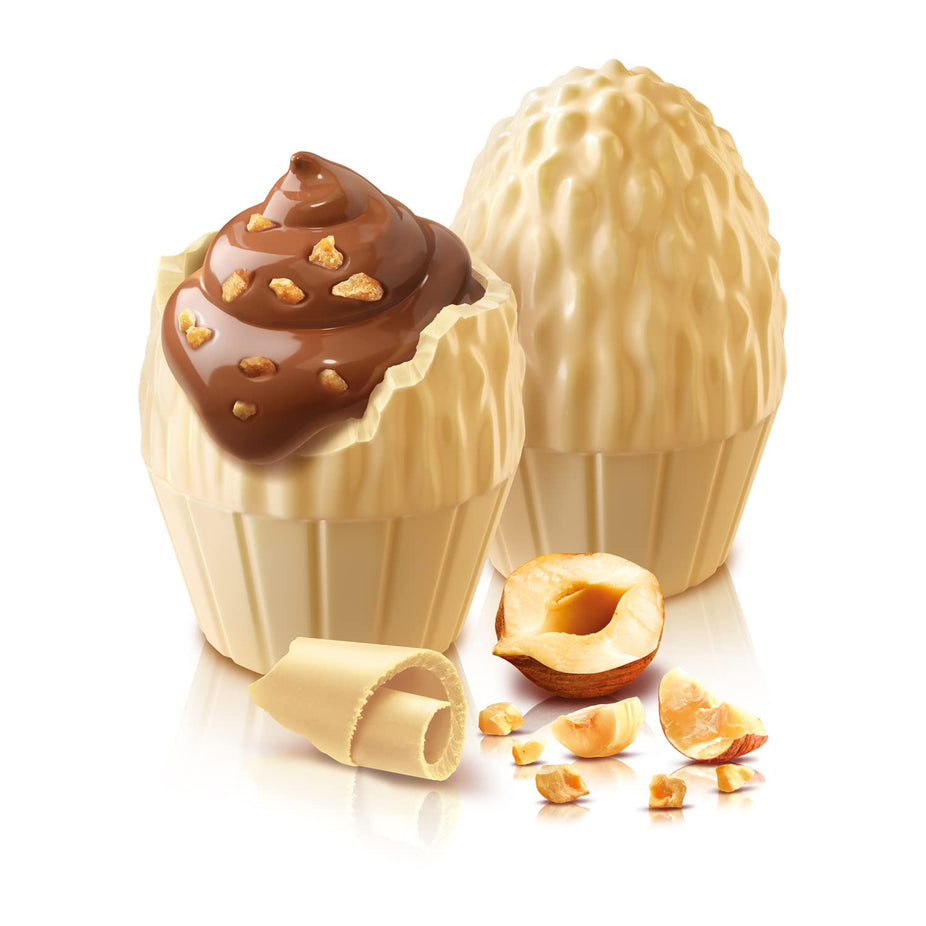 White Chocolate Hazelnut Golden Eggs (3 Pack)