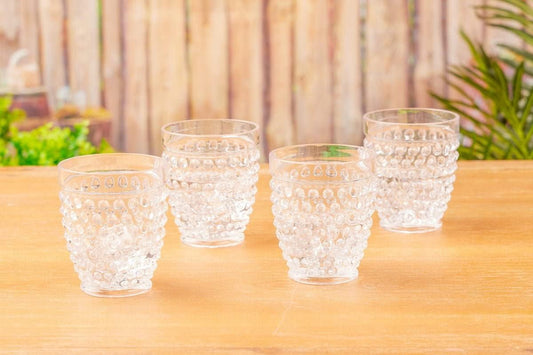 Clear Acrylic Tumbler 13 oz Drinking Glasses (Set of 4)