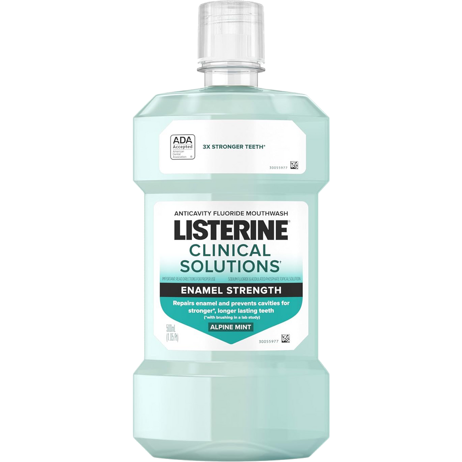 Clinical Solutions Teeth Strength Alpine Mint Mouthwash