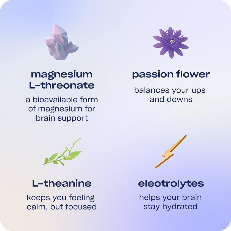 Mood Powder, Calming Magnesium L-Threonate Blend (10 CT)