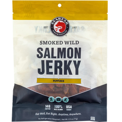 Peppered Smoked Wild Salmon Jerky