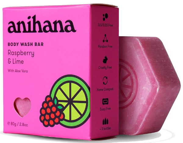 Raspberry and Lime Body Wash Bar