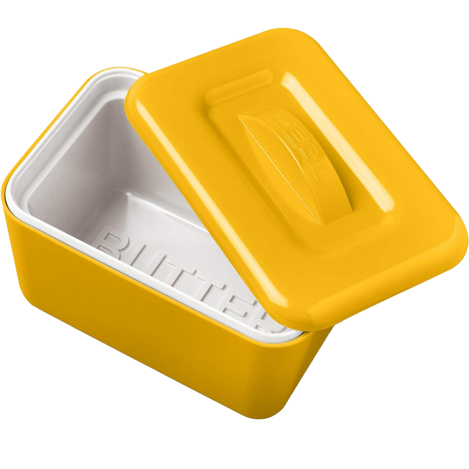 Double Walled Insulated Butter Dish - Mustard