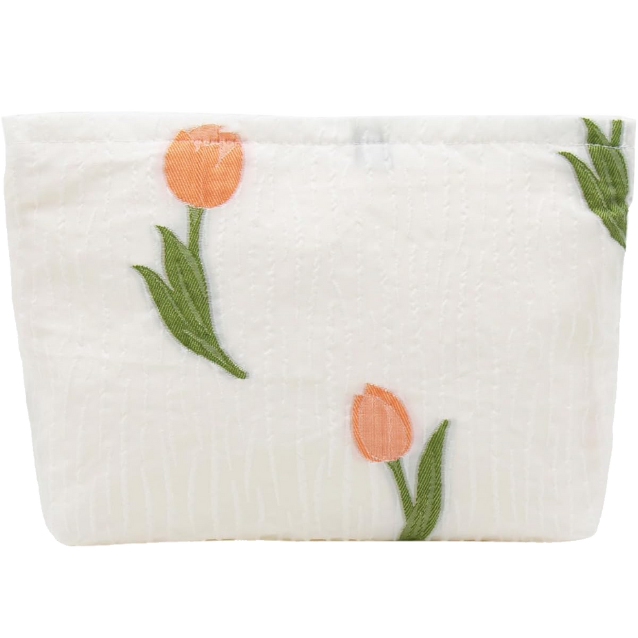 Quilted Tulip Cosmetic Bag