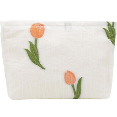 Quilted Tulip Cosmetic Bag