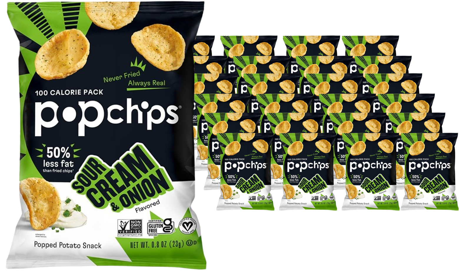 Sour Cream & Onion Potato Chip (24 Pack)