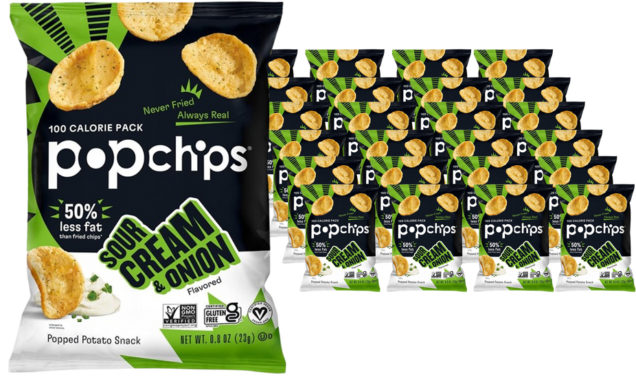 Sour Cream & Onion Potato Chips (24 Pack)