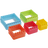 Square Cookie Cutter Set - Assorted Colors (5 Piece)