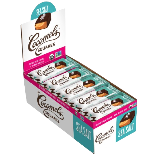Chocolate-covered Cocomels - Coconut Milk Caramels Non-Dairy (15 Pack)